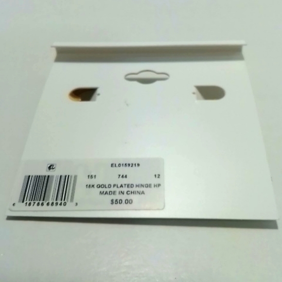 And Now This 18k Gold over Brass Small Hoop Earrings Set - Picture 3 of 3